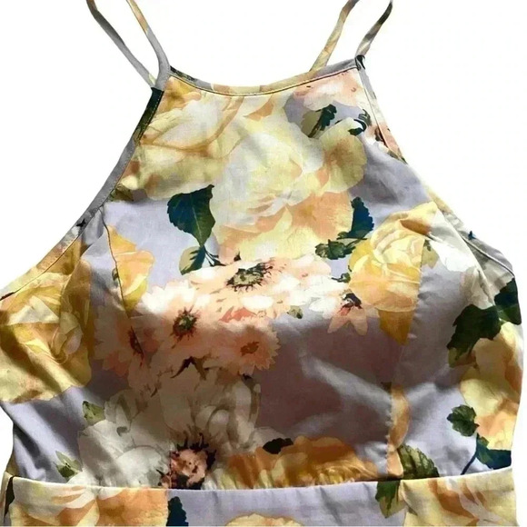 NWT Speechless A-Line Crossback Spaghetti Strap Floral Dress Sz Jrs. 7 - Picture 2 of 7